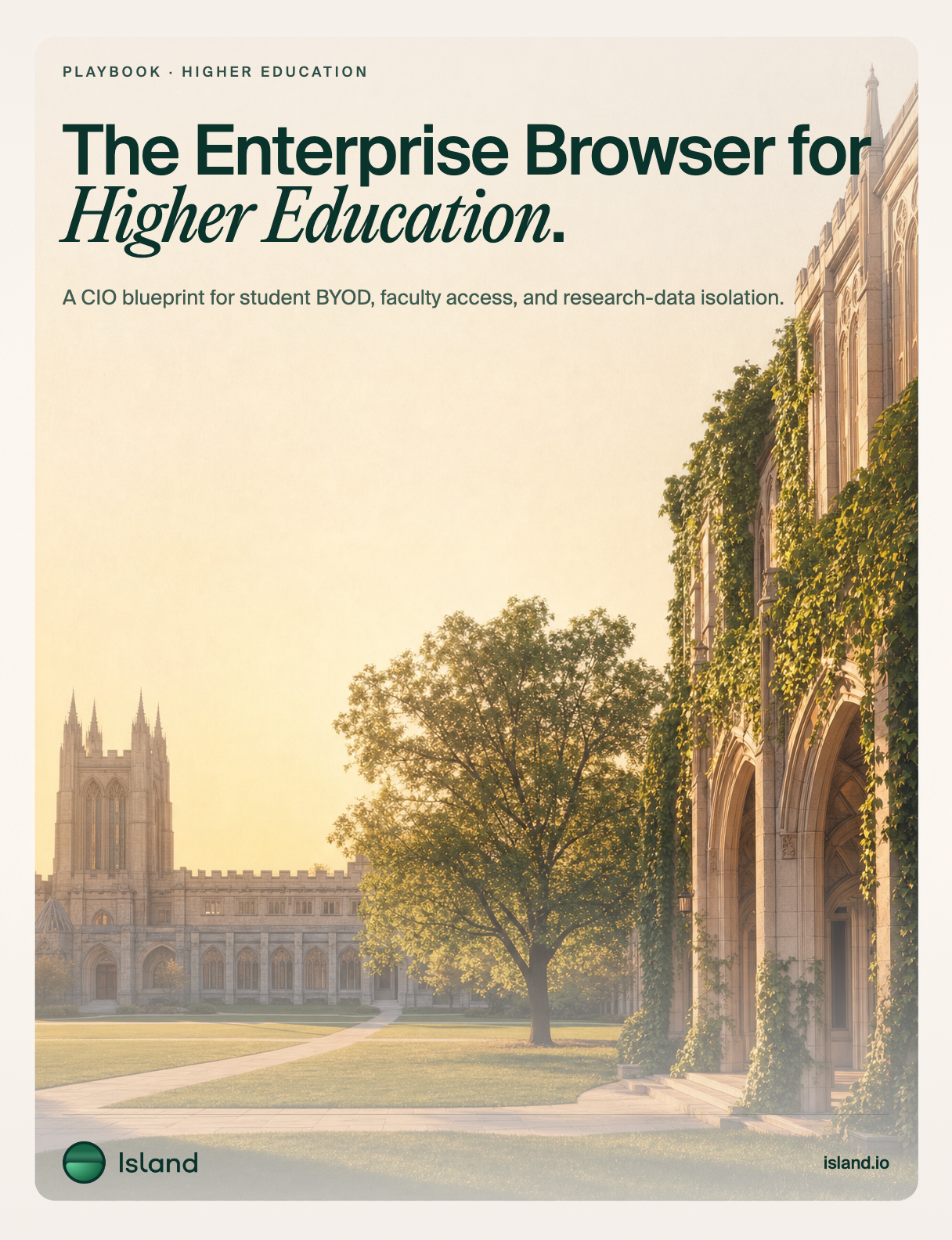 Higher Ed ebook cover