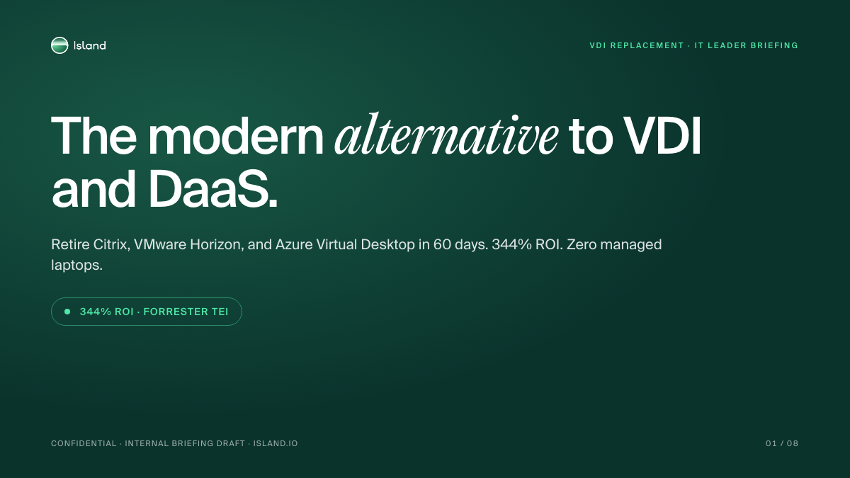 VDI sales deck