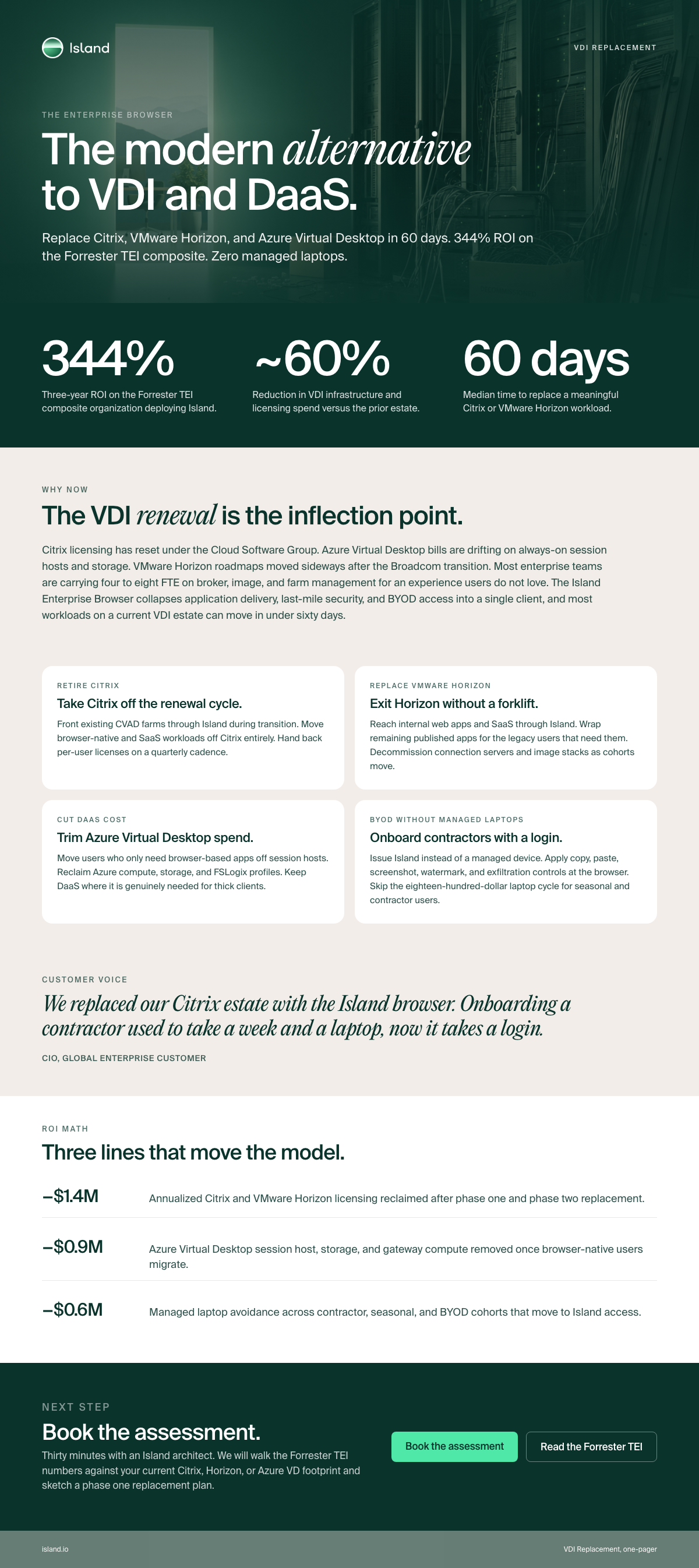 VDI one-pager